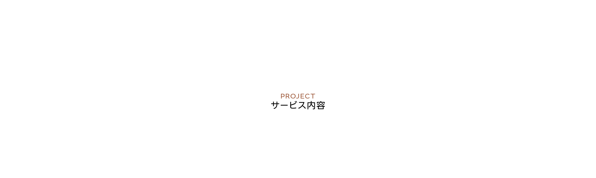 PROJECT-サービス内容